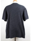 Oblique jacquard terry short sleeve t shirt navy XL - DIOR - BALAAN 3