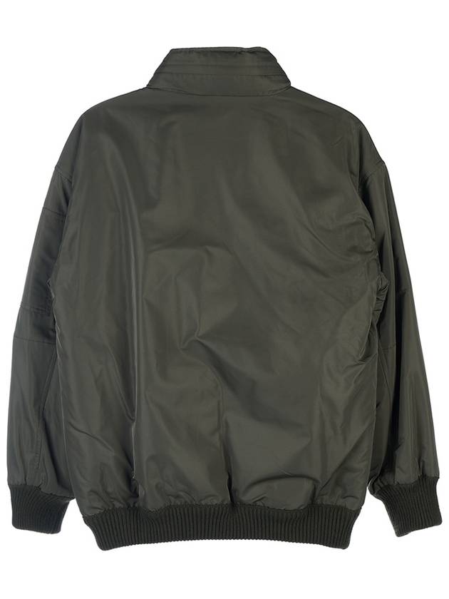 Medway Technical Fabric Silk Bomber Jacket Tea Leaves - LORO PIANA - BALAAN 4