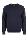 Lens Wappen Cotton Knit Top Navy - CP COMPANY - BALAAN 1