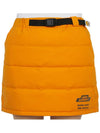 Women's Padded H-Line Skirt Orange - HORN GARMENT - BALAAN 7