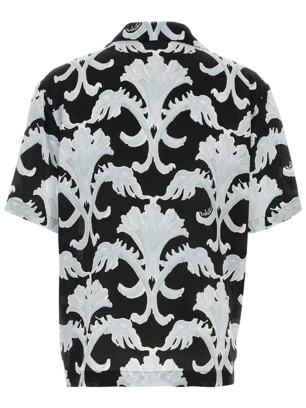 graphic print short sleeve shirt black - VALENTINO - BALAAN 3