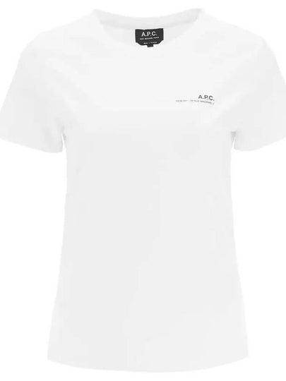 Women's Item Logo Short Sleeve T-Shirt White - A.P.C. - BALAAN 2