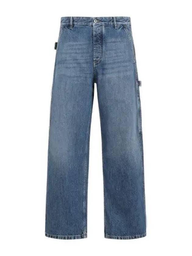 Cotton Straight Jeans Blue - BOTTEGA VENETA - BALAAN 2