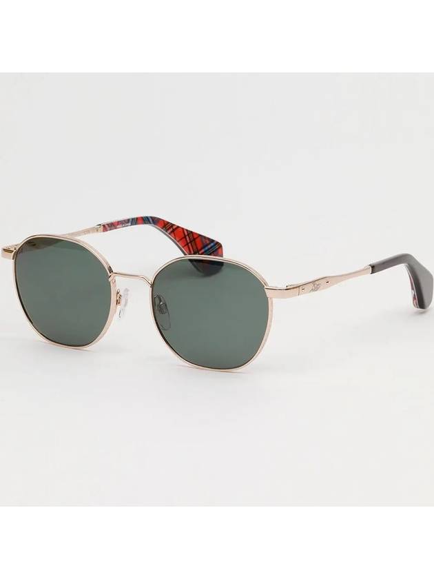 Sunglasses VW7019 400 Daily Metal Frame Green - VIVIENNE WESTWOOD - BALAAN 5