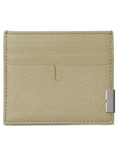 Tall B-Cut Leather Card Wallet Green - BURBERRY - BALAAN 2