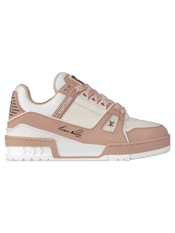 LV Trainer Low Top Sneakers Rose - LOUIS VUITTON - BALAAN 1