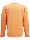 Wappen Shadow Project Mesh Long Sleeve T-Shirt Orange - STONE ISLAND - BALAAN 4