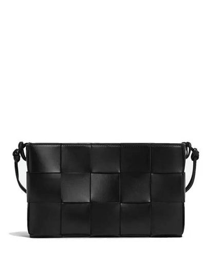 Cassette Strap Shoulder Bag Black - BOTTEGA VENETA - BALAAN 2