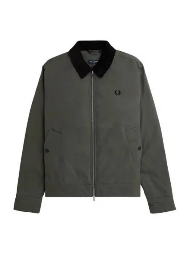 Fred Perry The Caban Jacket Field Green - FRED PERRY - BALAAN 1