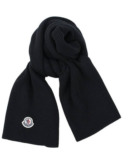 Patch logo wool muffler 3C00016 A9342 999 - MONCLER - BALAAN 2