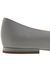 Women's Flats Leather Ballerina Shoes Grey - ROGER VIVIER - BALAAN 11