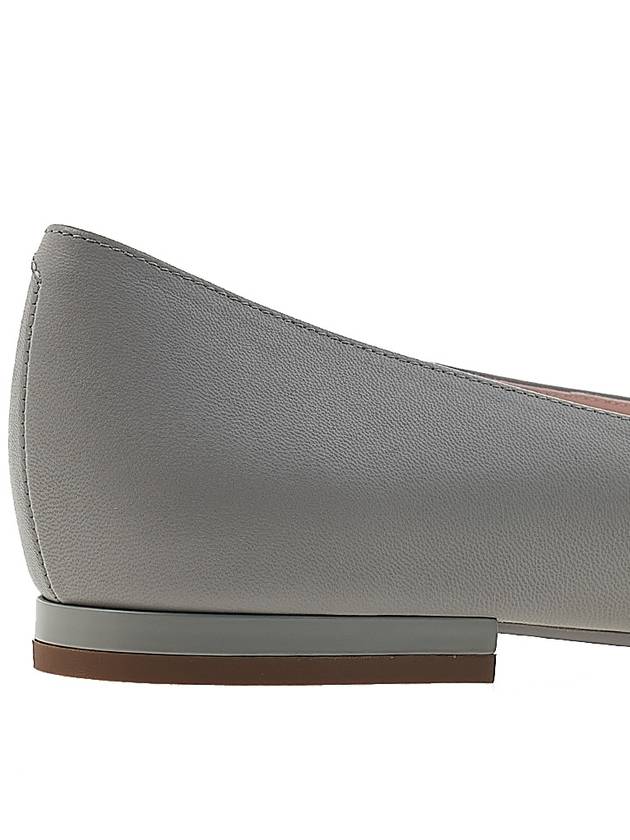 Women's Flats Leather Ballerina Shoes Grey - ROGER VIVIER - BALAAN 11