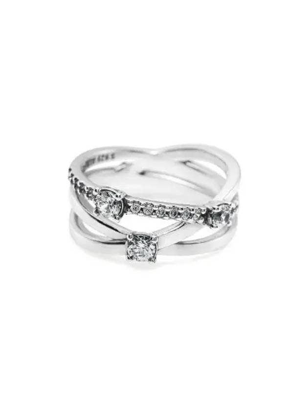 Sparkling Triple Band Ring Silver - PANDORA - BALAAN 3