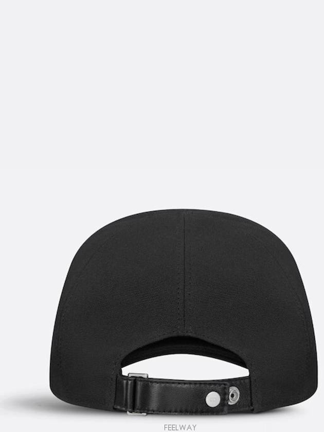 Handwritten Base Ball Cap Black - DIOR - BALAAN 8