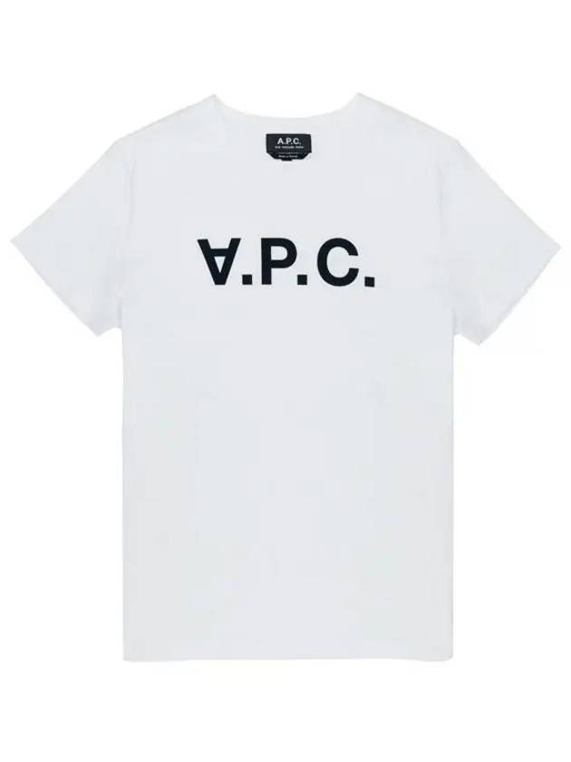 VPC Logo Short Sleeve T-Shirt White - A.P.C. - BALAAN 3