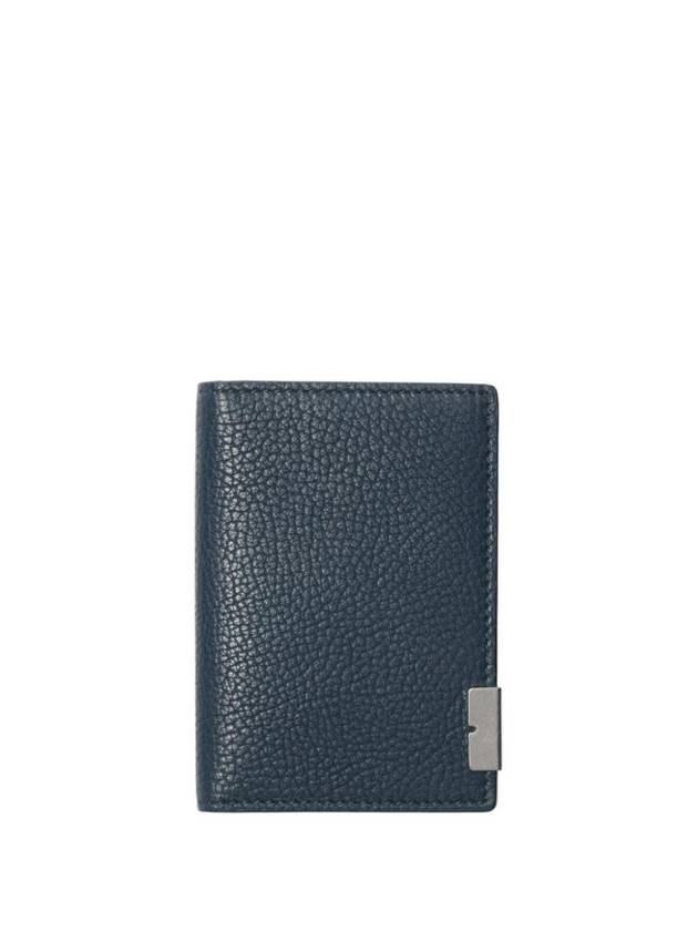 B-cut leather card holder - BURBERRY - BALAAN 1