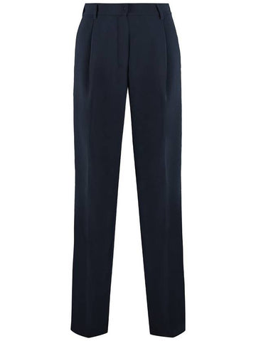 'S Max Mara Michela Cady Trousers - S MAX MARA - BALAAN 1