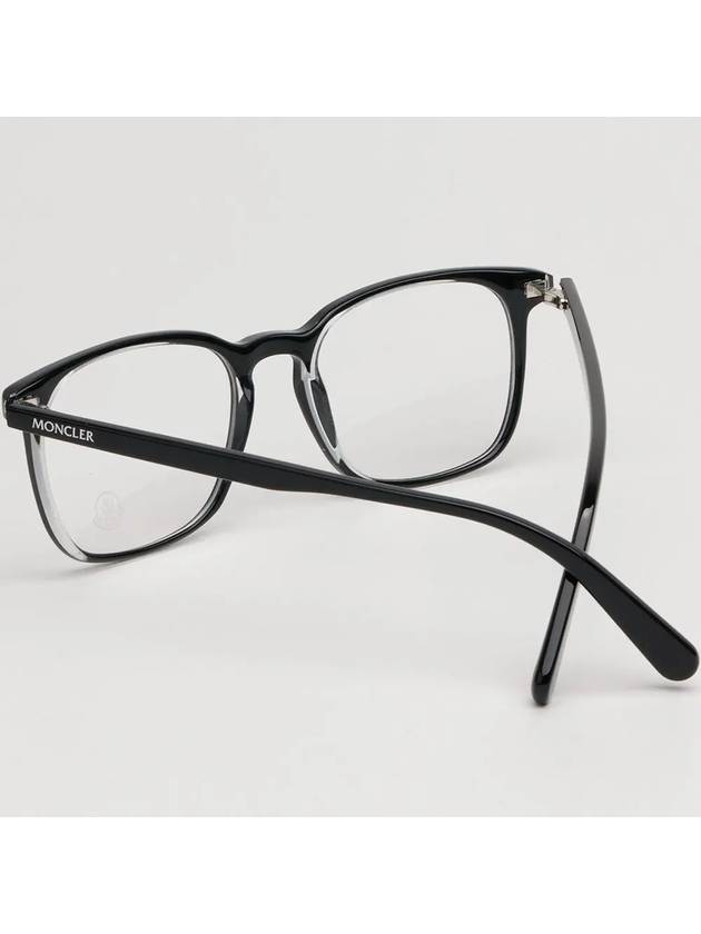 Eyewear Square Horn Rimmed Eyeglasses Black - MONCLER - BALAAN 5