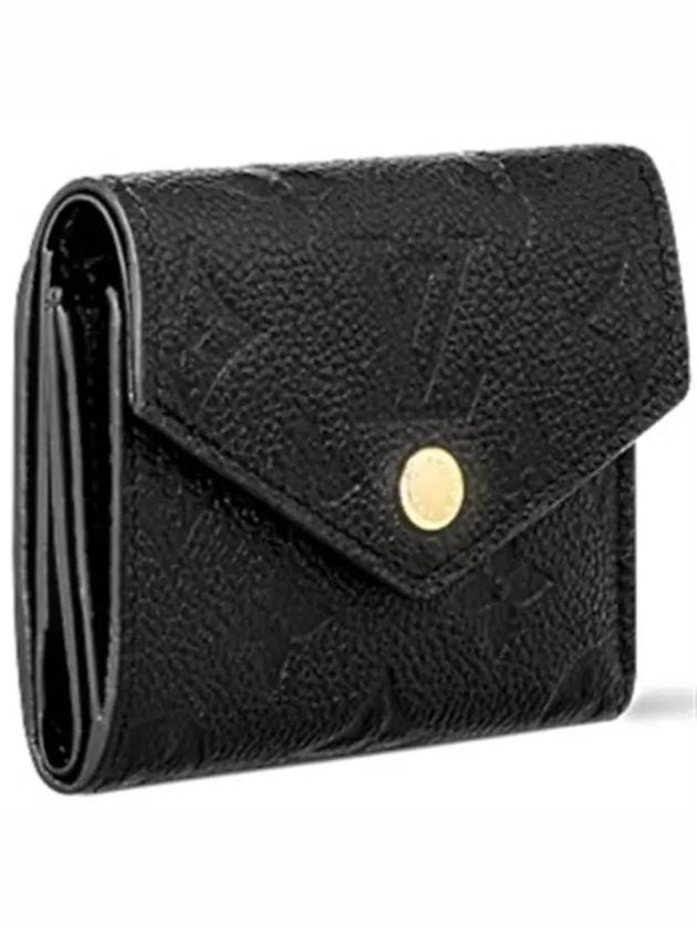 Zoe Monogram Empreinte Half Wallet Black - LOUIS VUITTON - BALAAN 4