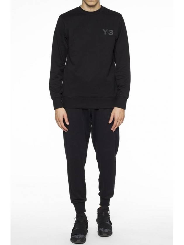 Logo Sweatshirt Black CF0455 1AX001 - Y-3 - BALAAN 4