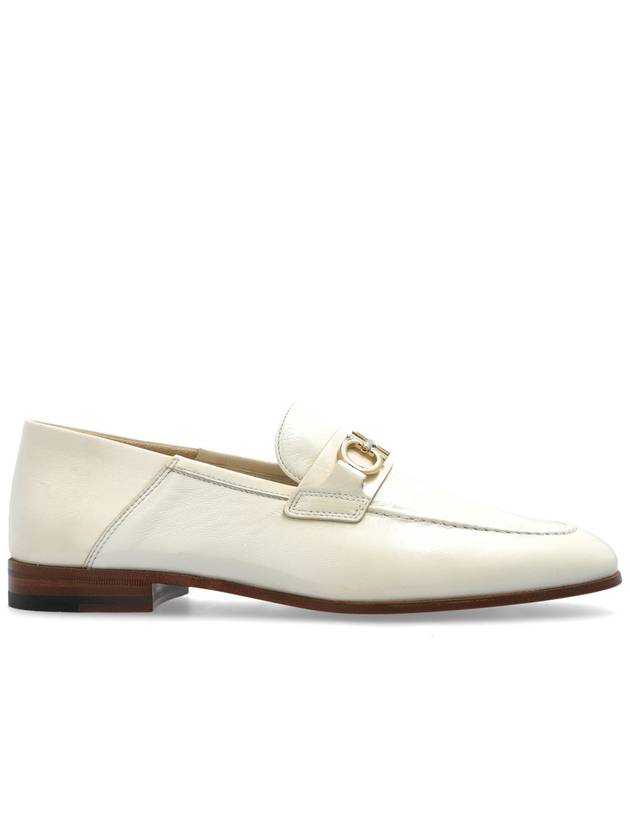 FERRAGAMO Shoes Biarritz Type Loafers, Men's, Cream - SALVATORE FERRAGAMO - BALAAN 1