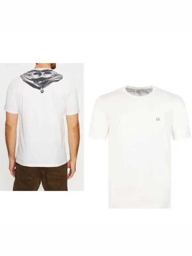 30/1 Jersey Goggle Short Sleeve T-Shirt White - CP COMPANY - BALAAN 2