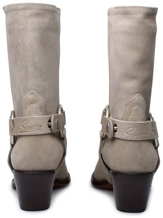 Sonora Beige Suede Ankle Boots - SONORA - BALAAN 4