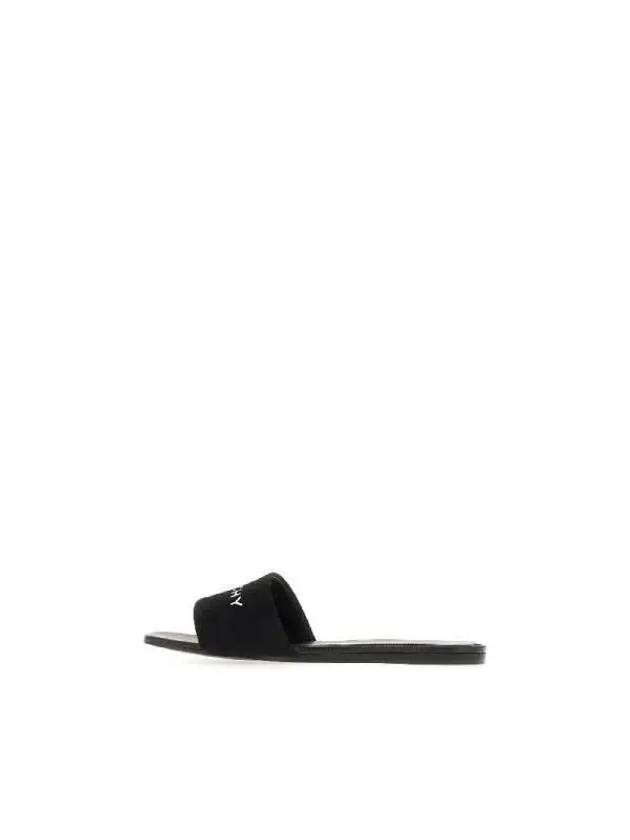 4G Logo Print Slippers Black - GIVENCHY - BALAAN 4