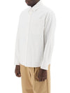 Basile Brodee Long Sleeve Shirt White - A.P.C. - BALAAN 5