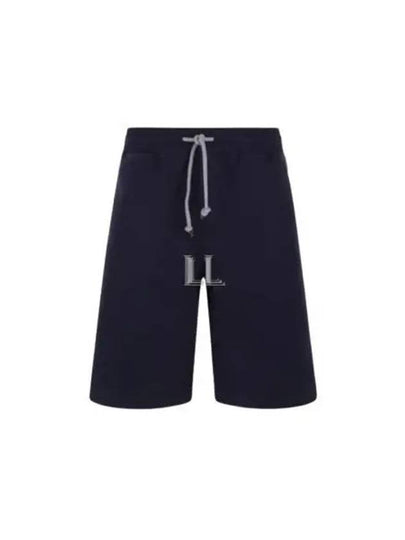 Men's Zipper Pocket Shorts Blue - BRUNELLO CUCINELLI - BALAAN 2