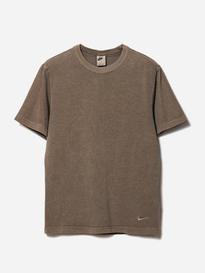 Life Short Sleeve Knit Top Flat Pewter - NIKE - BALAAN 2