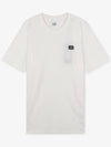 Logo Cotton Short Sleeve T-Shirt White - CP COMPANY - BALAAN 3