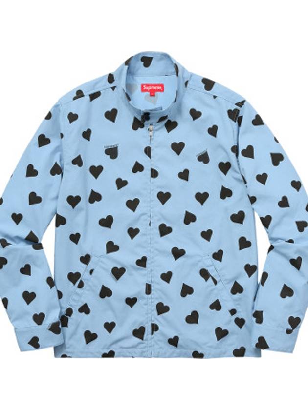 Heart Rayon Jacket Blue HEARTS RAYON SHIRT - SUPREME - BALAAN 1