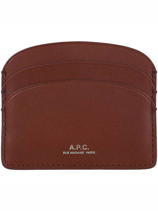 Demi Lune Card Wallet Brown - A.P.C. - BALAAN 2