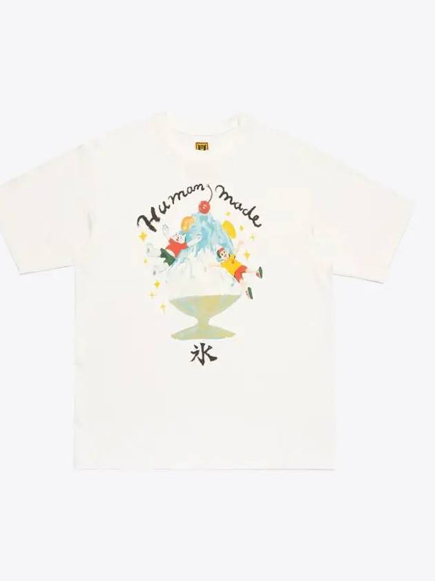 Keiko Sootome Short Sleeve T Shirt 22 White XX27TE008 - HUMAN MADE - BALAAN 1