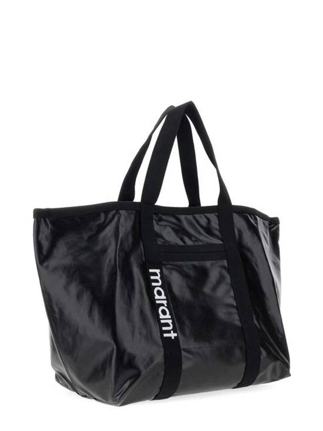 Warden Tote Bag Black - ISABEL MARANT - BALAAN 4