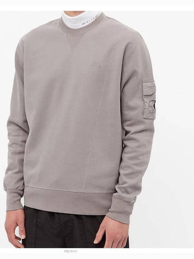 ACWMW041 SLGR Pocket sleeve gray sweatshirt - A-COLD-WALL - BALAAN 1