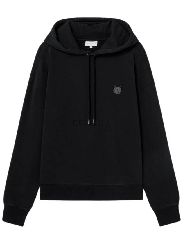 Bold Fox Head Patch Oversize Hoodie Black - MAISON KITSUNE - BALAAN 6