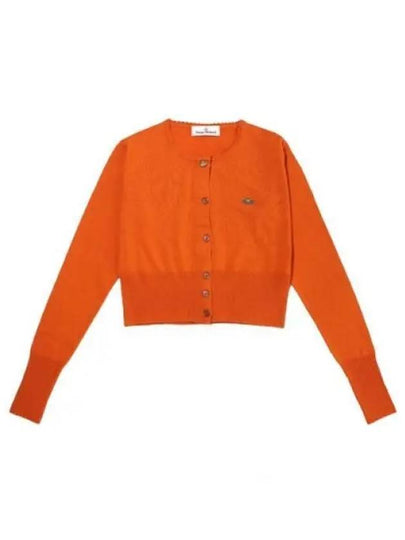 Bea Cropped Cardigan Orange - VIVIENNE WESTWOOD - BALAAN 2