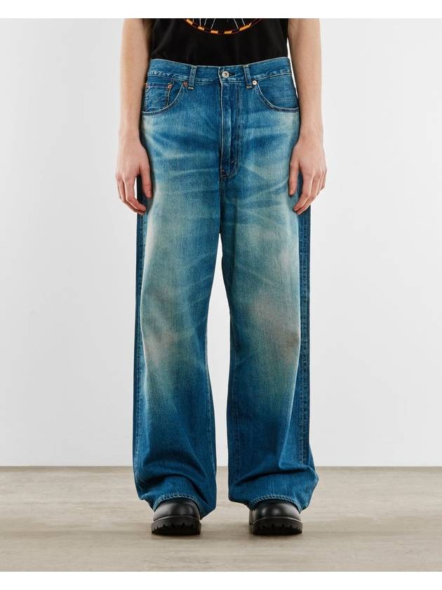 straight denim pants - JUNYA WATANABE - BALAAN 4