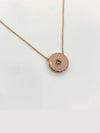 Reversible Medallion Pendant Necklace Pink - MARC JACOBS - BALAAN 6