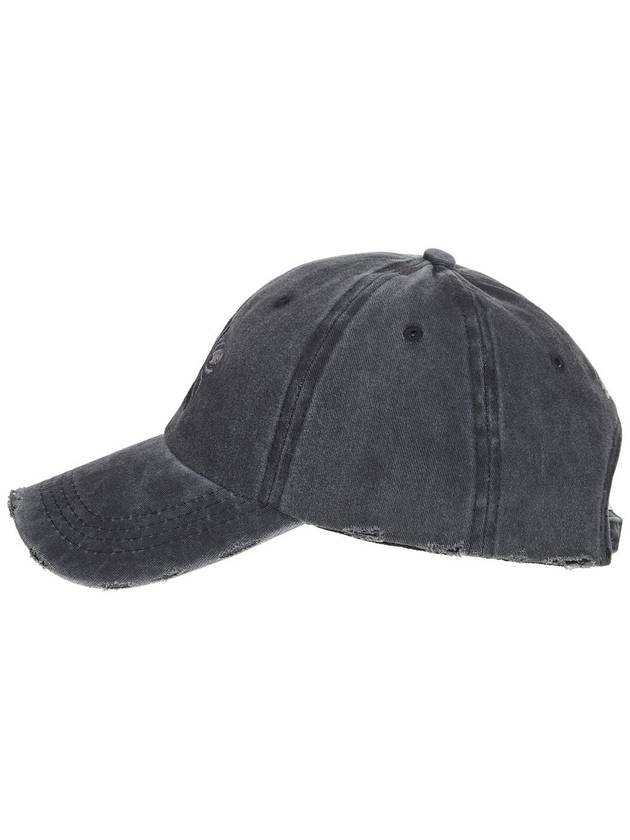 Mugung Embroidered Pigment Ball Cap Charcoal - ULKIN - BALAAN 4