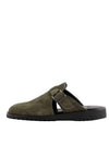 Suede Slippers Green - PARABOOT - BALAAN 1