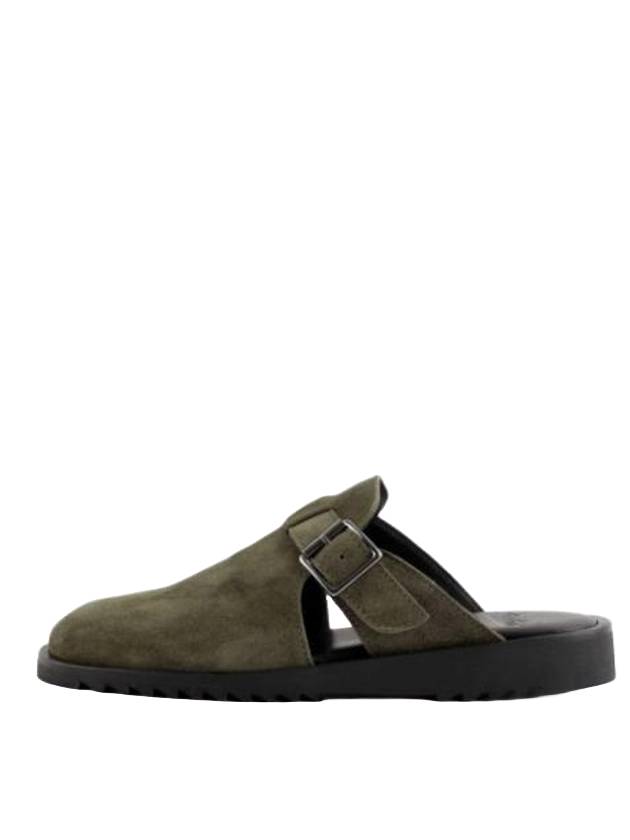 Suede Slippers Green - PARABOOT - BALAAN 1