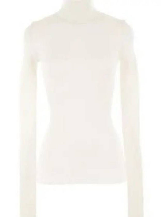 Woolen Turtleneck White - BOTTEGA VENETA - BALAAN 2