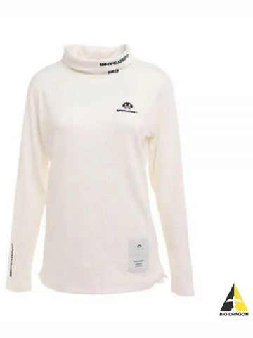 Golf wear high neck women s long sleeve t shirt HCW 2C AA05 OFFwhite - HORN GARMENT - BALAAN 1