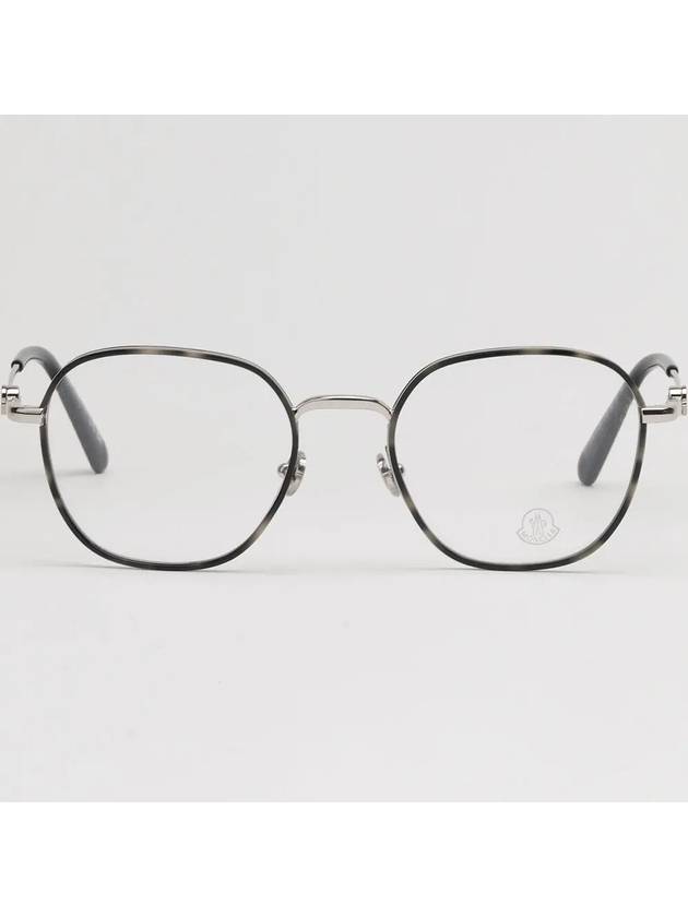 Eyeglasses Round Metal Palladium - MONCLER - BALAAN 4