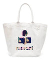 Yenky Logo Tote Bag Ecru - ISABEL MARANT - BALAAN 3