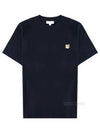 Fox Head Patch Classic Short Sleeve T-Shirt Ink Blue - MAISON KITSUNE - BALAAN 2