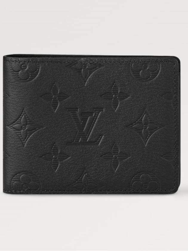 Multiple Monogram Shadow Half Wallet Black - LOUIS VUITTON - BALAAN 3